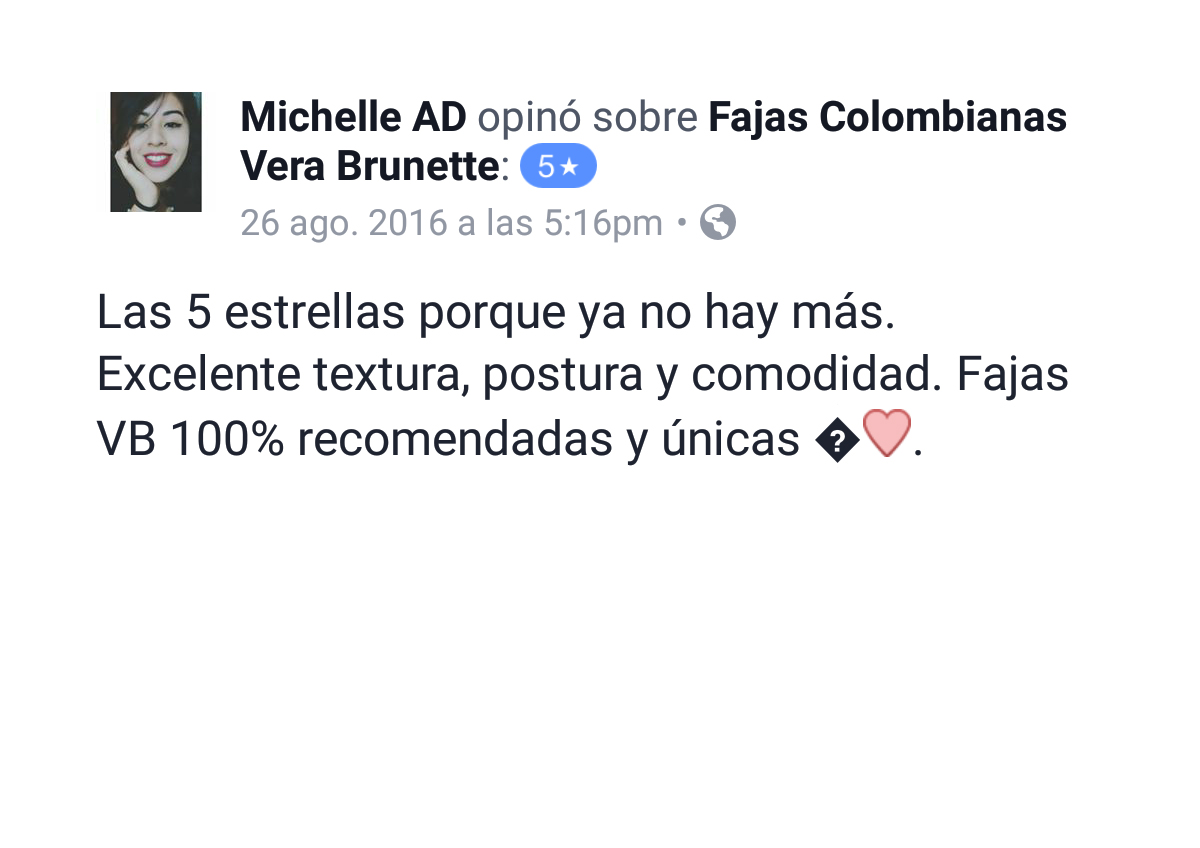 Vera Brunette – Fajas Colombianas en México